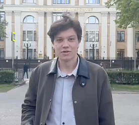 Сергей Бирюк, выпускник 2023 года, учившийся в гимназии все 11 лет, продолжает поздравительный марафон.