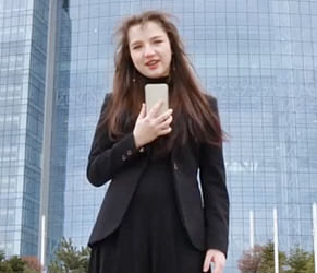 С юбилеем любимую гимназию поздравляет выпускница 2020 года Лысова Вероника.