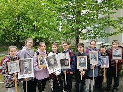 Традиционный митинг-реквием, посвящённый 77 годовщине Великой Победы.