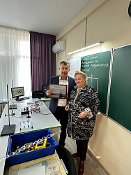 Прошло открытие кабинета ФИЗИКИ