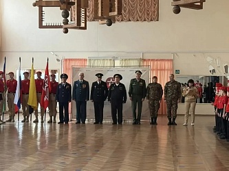 Торжественная церемония приема школьников города-героя Новороссийска в ряды Всероссийского детско-юношеского военно-патриотического общественного движения «ЮНАРМИЯ»