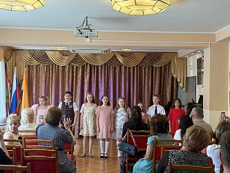 Сегодня в актовом зале прошел отчетный концерт музыкального отделения гимназии.